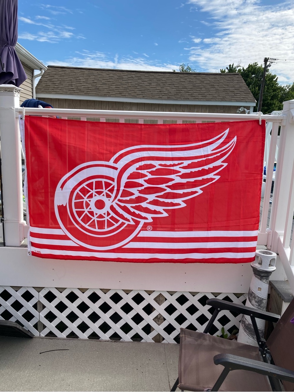 DETROIT RED WINGS NHL Flag Banner 3' x 5' with Grommets NEW Officially Licensed